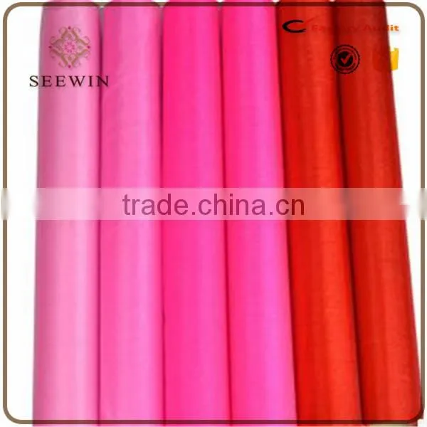 Rainbow Beautiful Christmas Silk Organza Fabric India for Flower Wrapping photo-3