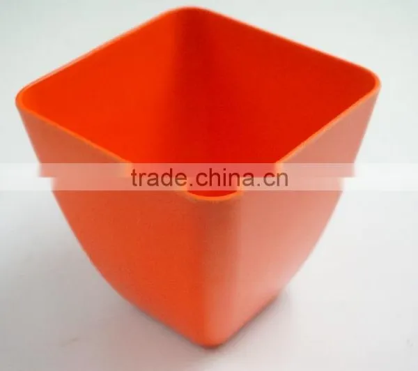2016 Hot Selling Bio Eco Bamboo Fiber Square Flower Pot photo-5