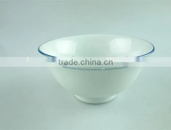 Ceramic Dinnerware Set With Blue Edge With Cheap Price in Stock photo-6