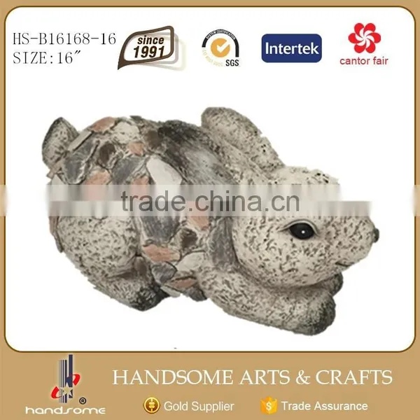 19 Inch Resin Craft Garden Ornament Lively Animal Sculpture Rabbit Statue photo-5