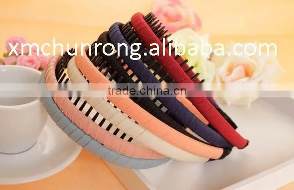 Colorful Plastic Hair Bands With Teeth photo-4