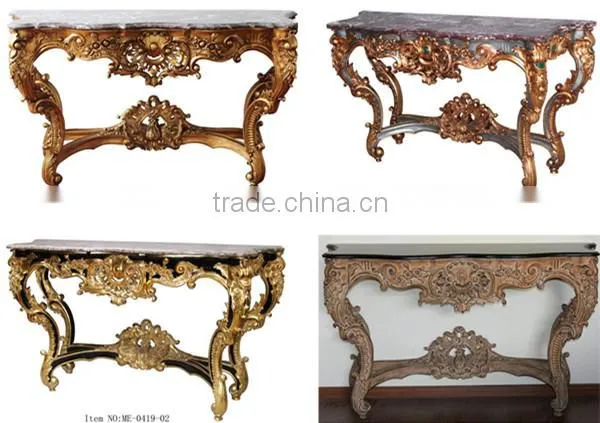 Luxury Console Table With Frame Mirror for Living Room Decor photo-4