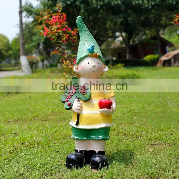 Wholesale Promotion Resin Craft Fiberglass Child Sculpture photo-5