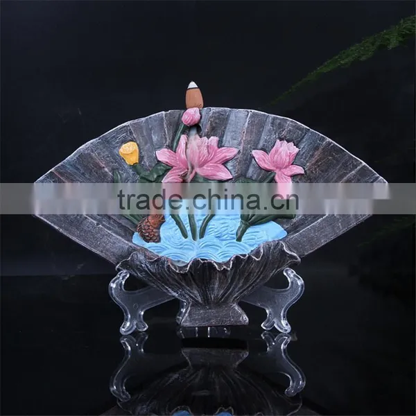 Golden Dragon Fan Incense Backflow Incense Burner Gift & Decor photo-6