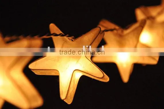 20 Handmade Star Lantern Battery Led Lights Decorative Hanging Lights photo-4
