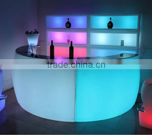 Entertainment Leisure U Shape Color Rechargeable LED Light Bar Furniture Counter photo-6