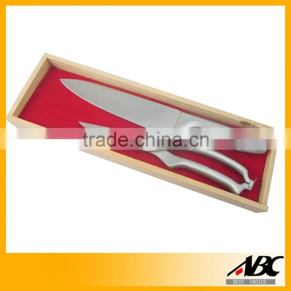 High Quality Wooden Handle Kitchen Scissor photo-2
