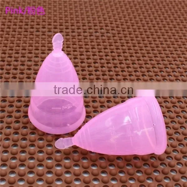 Perfect Feminine Hygiene Product Menstrual Cup Small & Large Size Lady Menstruation Cup photo-3