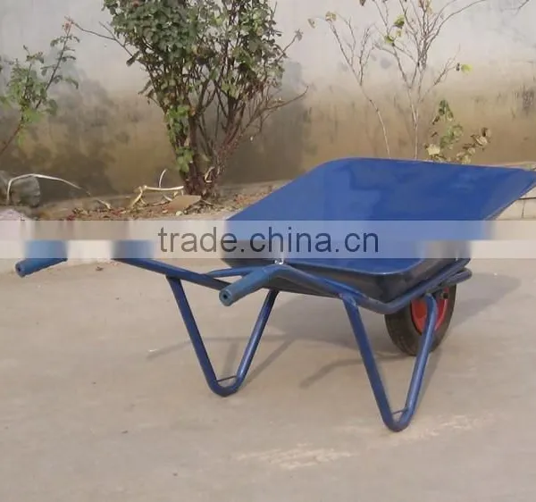 China Manufacturer Steel Tray Lightweight Power Concrete Wheelbarrow for Sale photo-3