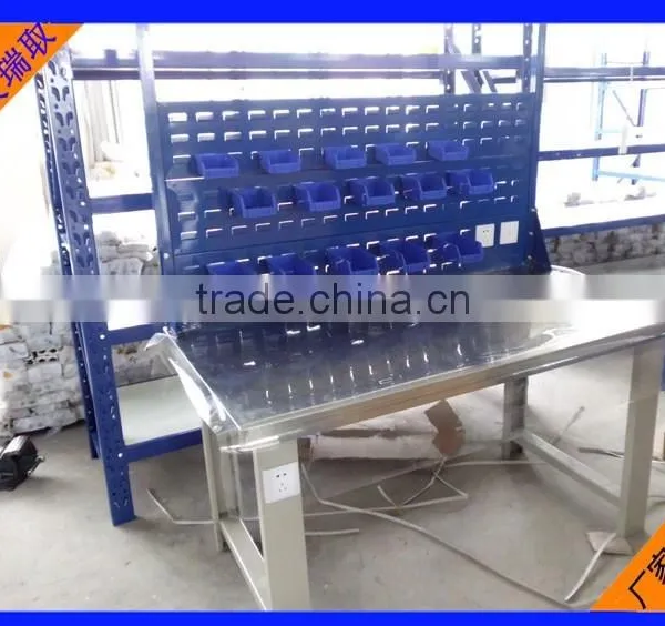Hot Sales Multifunctional Metal Workbench With Staineless Steel Table Top photo-6