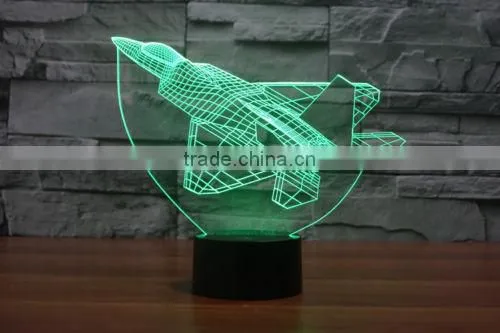Touch Switch LED Light Home Decor Boys Gift 3D Vision Night Lamp photo-5