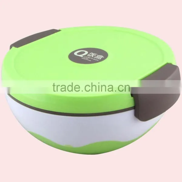 Factory Direct Sale Round Plastic Bento Lunch Box photo-6