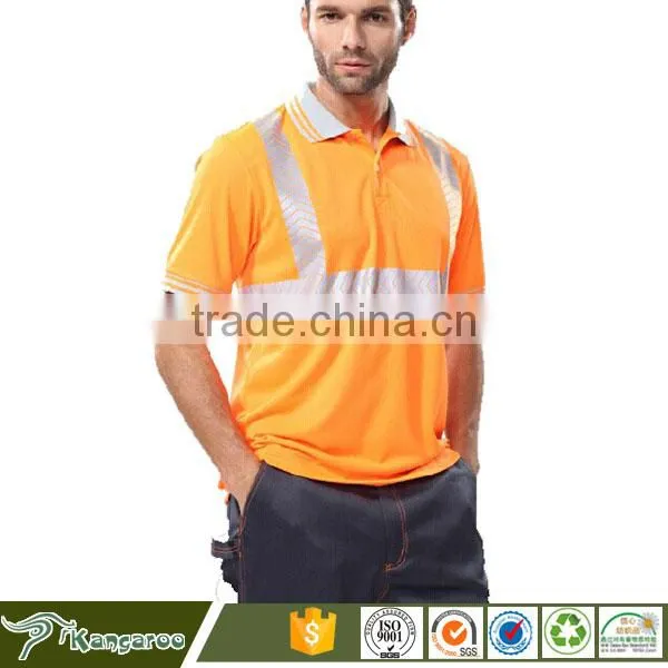 Insulation Reflective Strips Reflective Polo Shirt Clothes photo-2