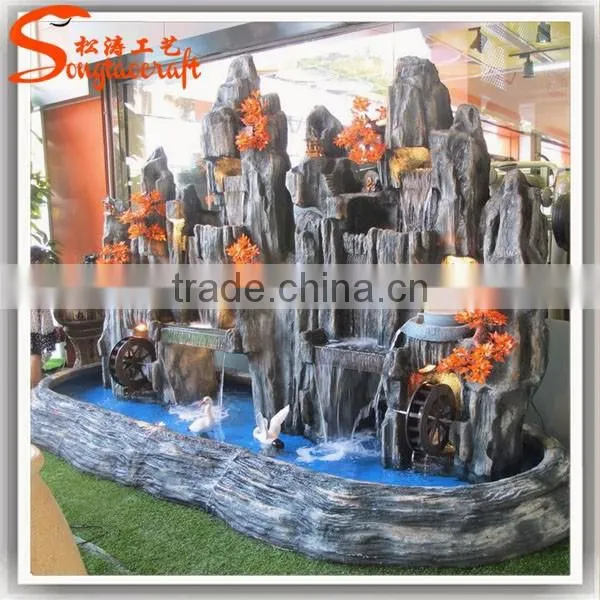 Factory Rockery Mountain Indoor and Outdoor Resin Rockery Waterfall photo-4