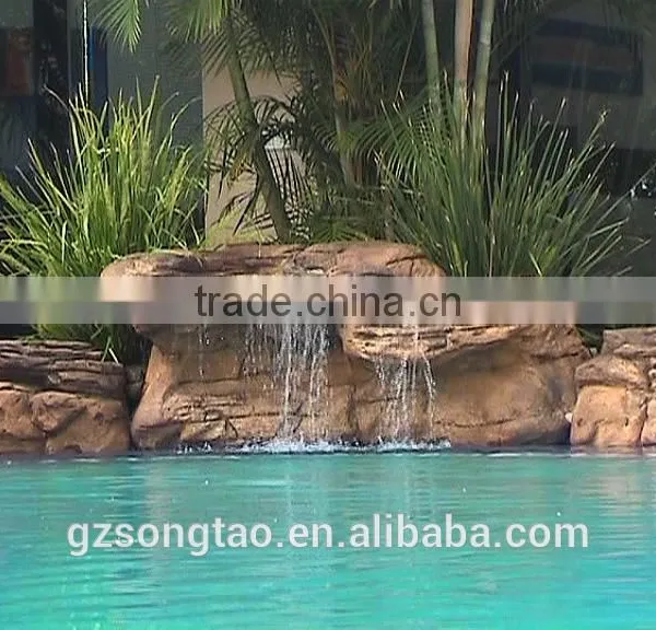 Songtao Outdoor Natural Stone Artificial Rock Waterfall photo-5