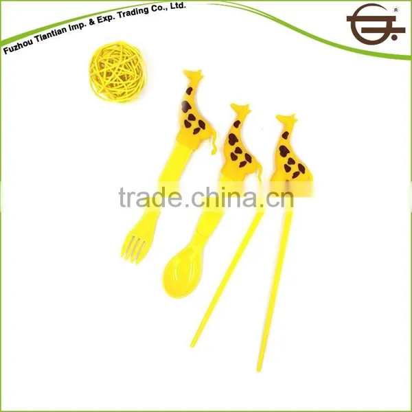 Child Melamine Cute Gift Spoon Fork Set China photo-3