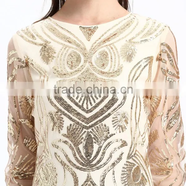 Domin New Fashion Beading and Sequin Ladies Clothes Dress photo-2