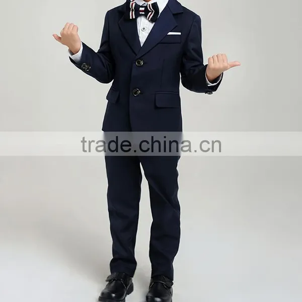 2016 Latest Design Children's School Uniform Boy's 2 Piece Suit Boys' Formal Suite