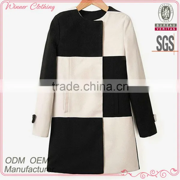 Fashion Polyester and Wool Fabric Combination Long Sleeves High Quality Garment Mamufacturer Tall Mens Jackets