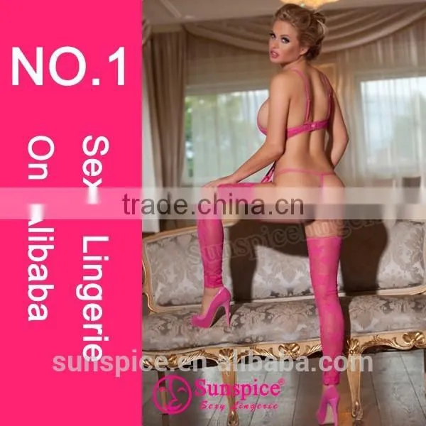 Sunspice Sexy Bodystocking Elastic Stocking for Fat Woman Lingerie Image Copyright Sexy Vixen Amazing Lingerie Sexy Thigh photo-2