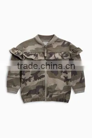 Fashion Zipper Plain Bomber Jacket ,latest Design Kids Padded Bomber Jacket, Quilted Bomber Jacket for Girls photo-5