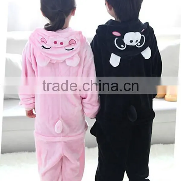 Fall Clothes Flannel Animal Pajamas Cartoon Winter Children Cosplay Costumes Kids One Piece Clothes Halloween Costume Collection photo-5