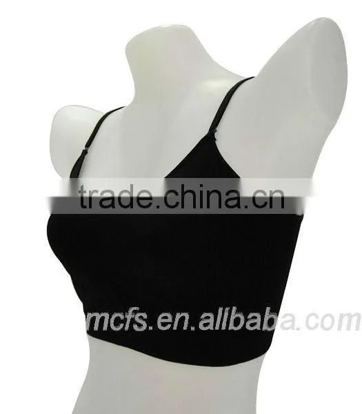 Hot Black Sexy Fancy Bra Top Intimates Ladies Lingerie Bras Women's Seamless Sport Bra photo-3