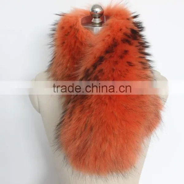 Myfur Customized Genuine Fur Real Raccoon Fur Winter Scarf With Cheap Price photo-2