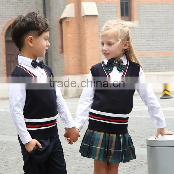 Custom Nice Latest Design Preschool Academy School Uniform for Kids Wholesale photo-2