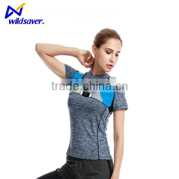 Fashion Cycling Jogging Safety Reflective X Vest With LED photo-5