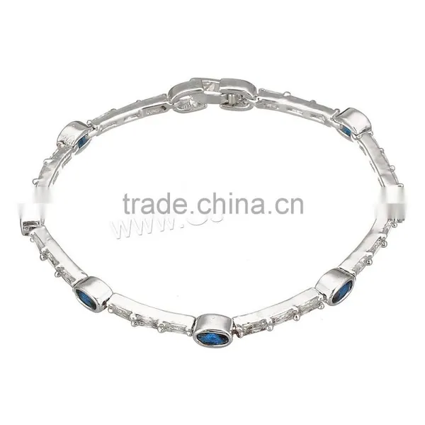 925 Sterling Silver Cubic Zirconia Sterling Silver Bracelets Wholesale Fashion Jewelry