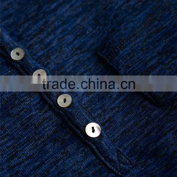 2016 Guangzhou Shandao Wholesaler Casual Style Autumn Round Neck Navy Bodycon Soft Cotton Long Full Sleeve Tops For Girls photo-6