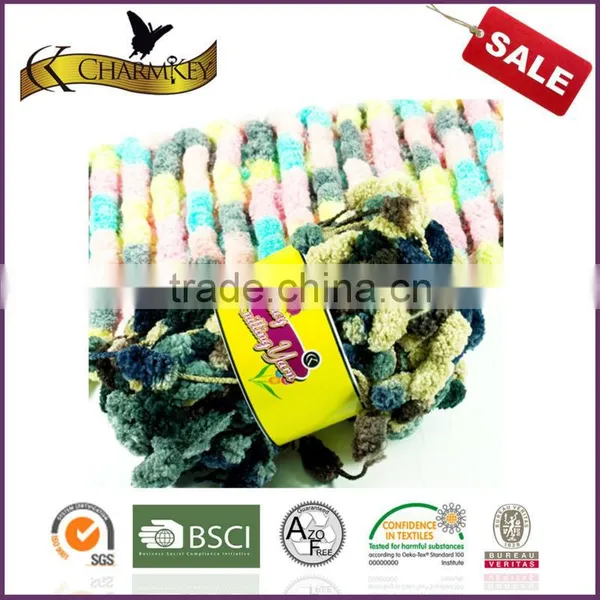 2014 BEST selling lily yarns big loop yarn knitting scarf