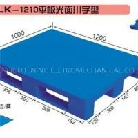 1200x1000x150mm Hygienic Rackable Pallet