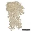 Sell Hand Crocheted Scarf With Flower Pattern