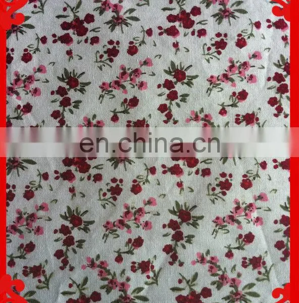 2014-2015 Latest Italy Design Pattern Small Flower Prnted Waxed Cotton Fabric photo-5
