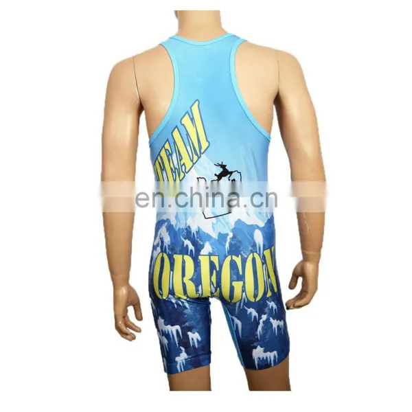 Cheap Sublimated Wresting Singlet Youth photo-2