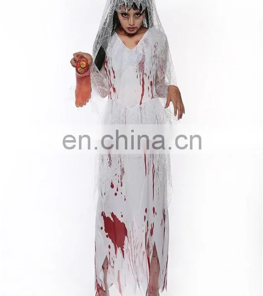 OEM Service Zombie Women Ghost Bride Of Doom Costume photo-2