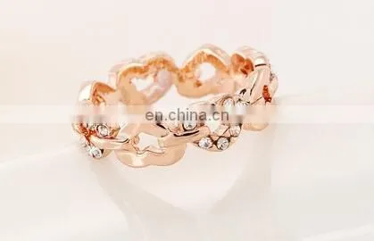 Elegant AAA CZ Diamond Heart Alloy Rings for Women Wedding Engagement Vintage Ring Zirconia Bijoux High Quality Alloy Ring photo-6