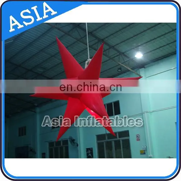 Colorful Lighting Star / Inflatable Hanging Light Balloon for Night Club photo-3