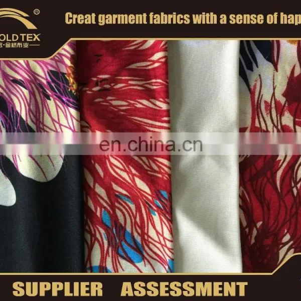 2016 Solf FDY Peezo Fabric Shining Digital Printed Fabric photo-2