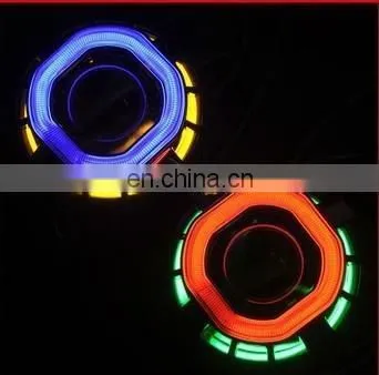 Hid Projector Square Lens With Ccfl Double Angel Eyes