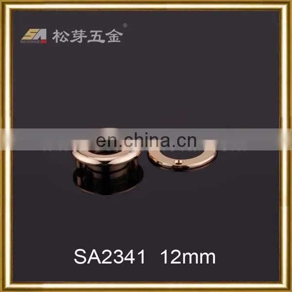 Song A Metal Rose Gold Zinc Alloy Fancy Eyelet Small Size 12mm Metal Eyelet for Purse photo-3