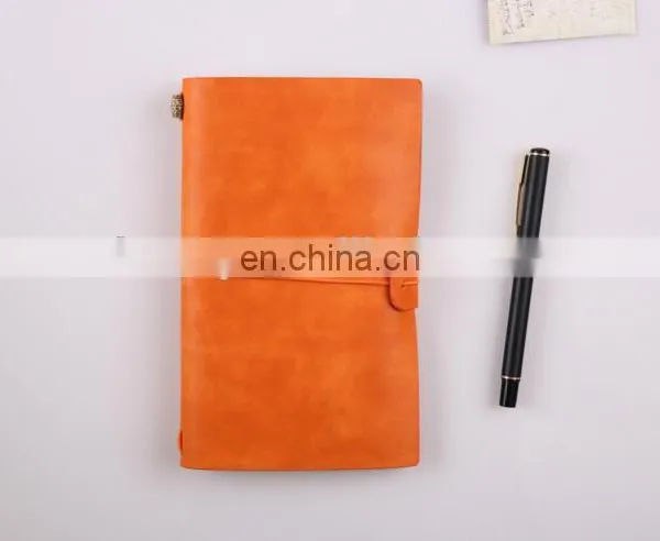 Creative A6 Leather Travel Notebook Refillable Paper Journal Notepad photo-4