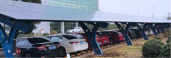 Cantilever Solar Carport Solar Panel Carport Roof Aluminum Alloy photo-3