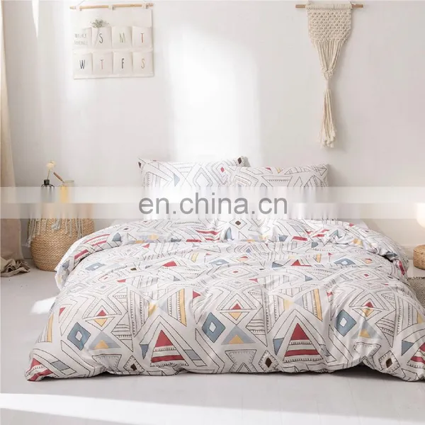 Boho Flat Sheet 3D 100% Polyester Printing Bedsheet Set Duvet Cover Set With Artwork photo-5