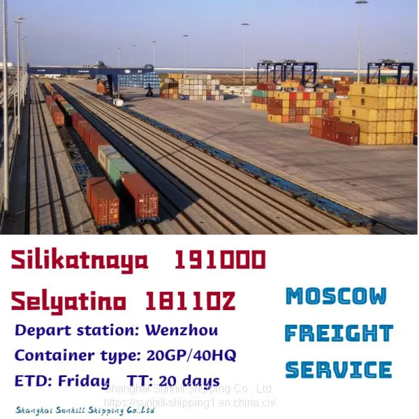 Wenzhou to Moscow Silikatnaya Freight Service Russia Logistics