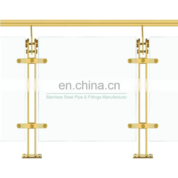 Hot Selling Balcony Stainless Steel Luxury Railing Stairs Railing Designs in Steel Manufacturer in China photo-3
