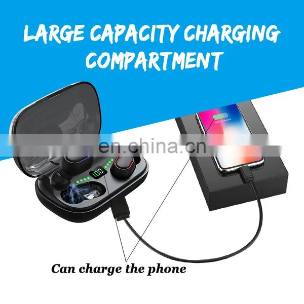 Earphone Headphone Version 5.0 High Quality 2021 Amazon Top Seller Wholesale Cellphone Headset Earbuds Wireless Stereo Earphone photo-5