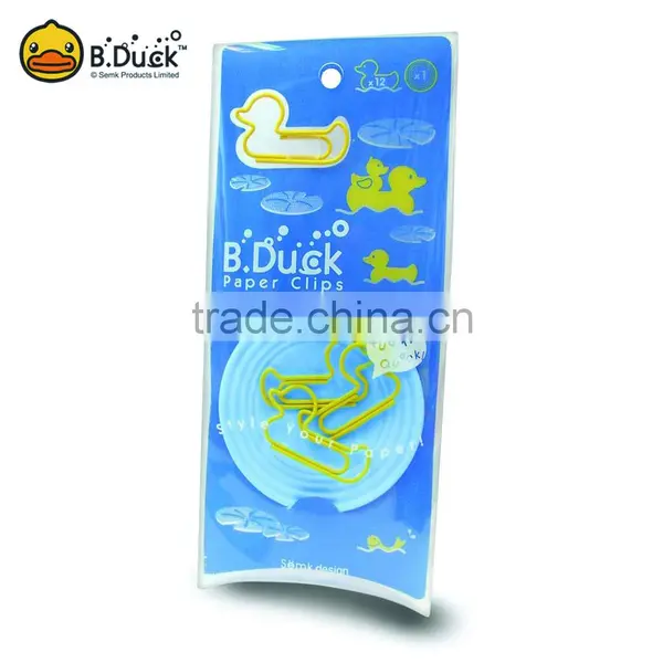 Novelty Fancy Duck Shaped Paper Clip With Stand Unique Paper Clips photo-2